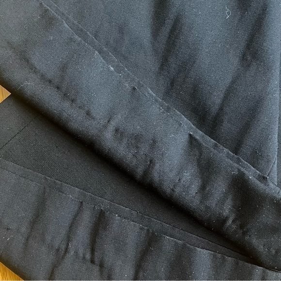 DRIES VAN NOTEN Black Wide Leg Pants with Side Zip Size 40 / fits like a 10 - Picture 5 of 5